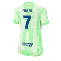 Camisa de time de futebol Barcelona Ferran Torres #7 Replicas 3º Equipamento Feminina 2024-25 Manga Curta